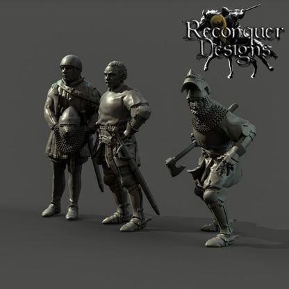 REM0139 Bertrand du Guesclin and squire Medieval
