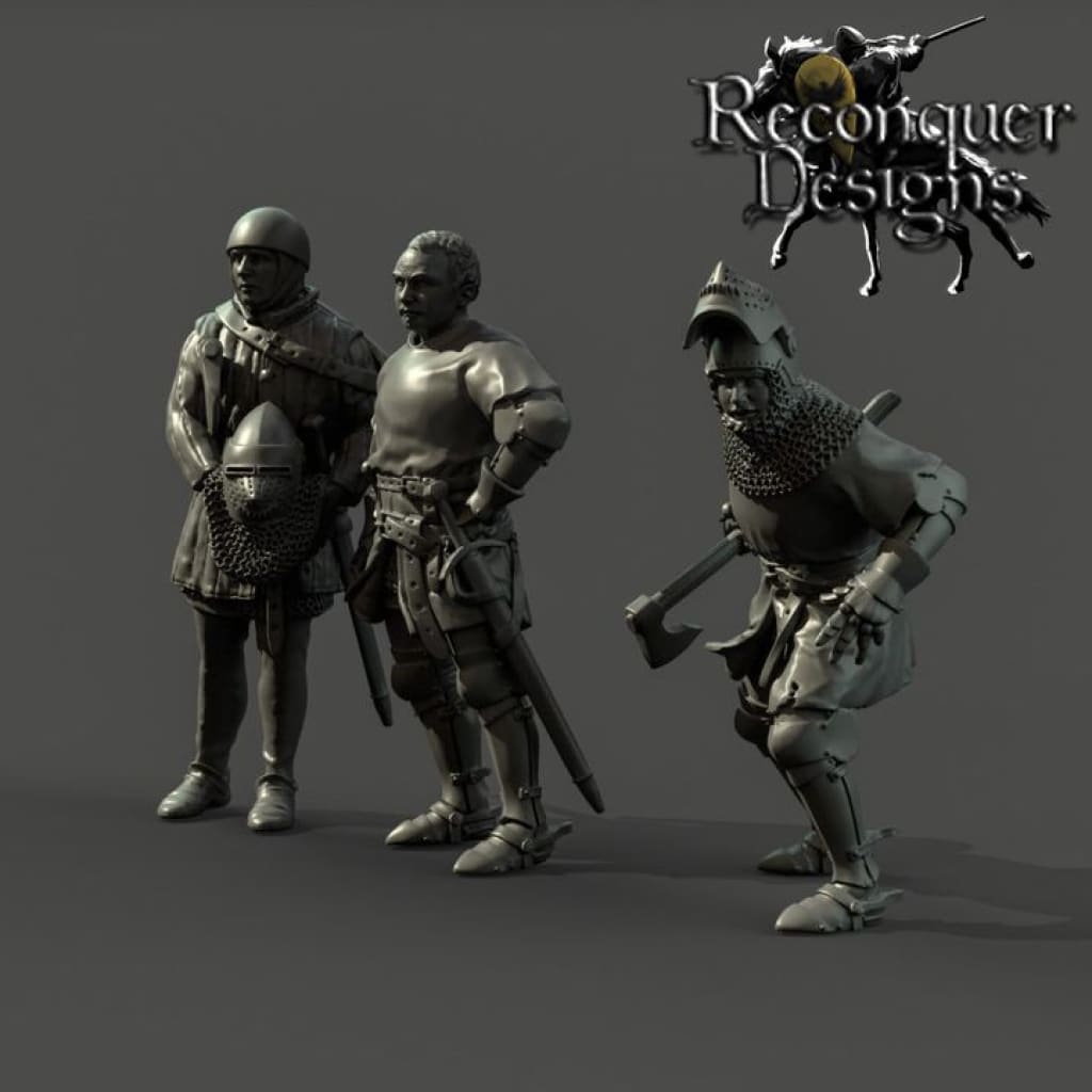 REM0139A Bertrand du Guesclin and squire Medieval