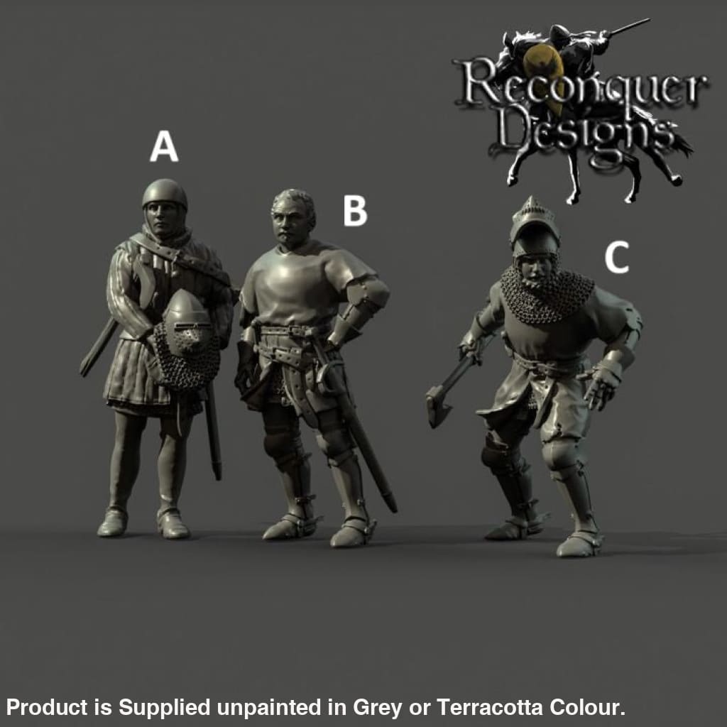 REM0139A Bertrand du Guesclin and squire Medieval