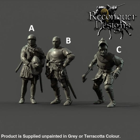 REM0139A Bertrand du Guesclin and squire Medieval