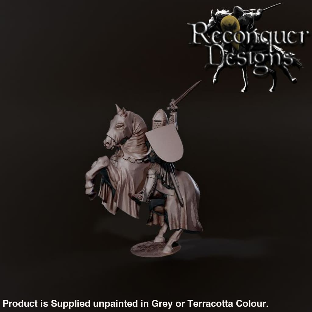 REM0153 Roger de Flor Mounted on Horse Medieval