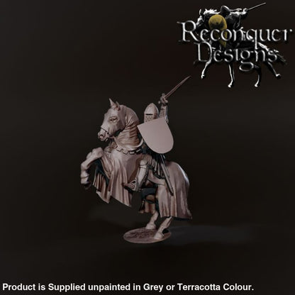 REM0153 Roger de Flor Mounted on Horse Medieval