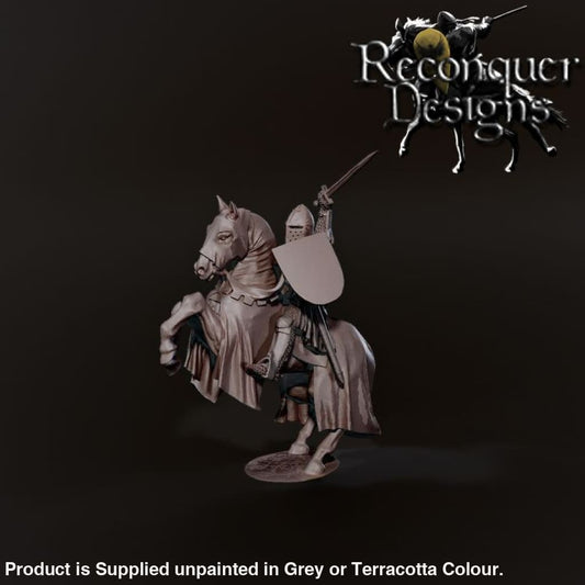 REM0153 Roger de Flor Mounted on Horse Medieval