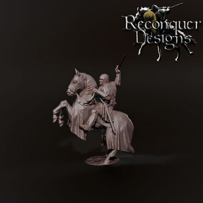 REM0153 Roger de Flor Mounted on Horse Medieval