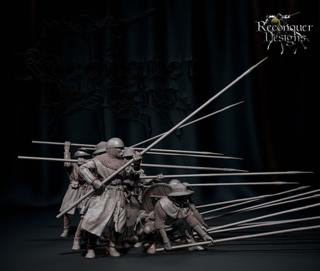 REM0155 Scottish Pikemen Medieval