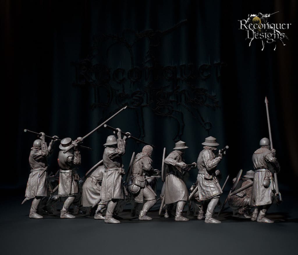 REM0155 Scottish Pikemen Medieval