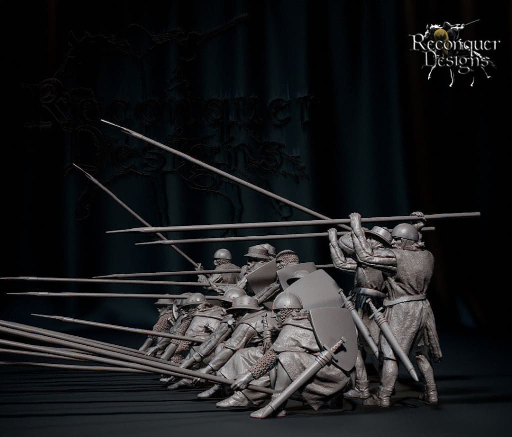 REM0155 Scottish Pikemen Medieval