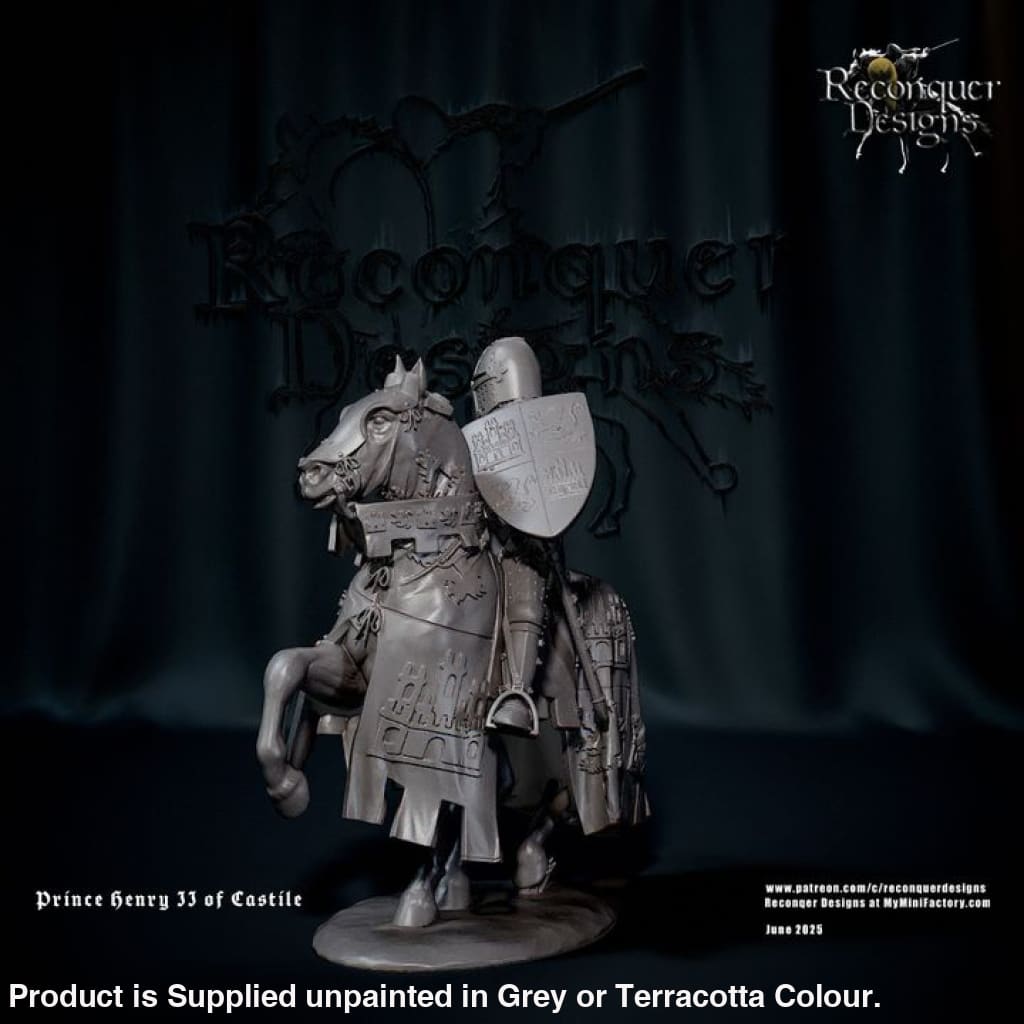 REM0162 Prince Henry II of Castile v2 Medieval Figure