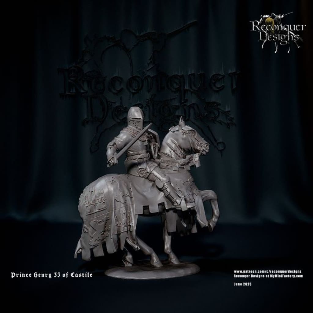 REM0162 Prince Henry II of Castile v2 Medieval Figure