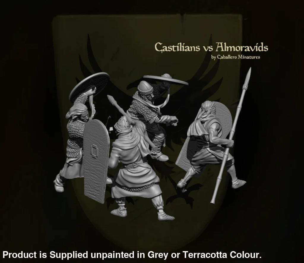 REM0165 Castilians vs Almoravids Medieval Figure