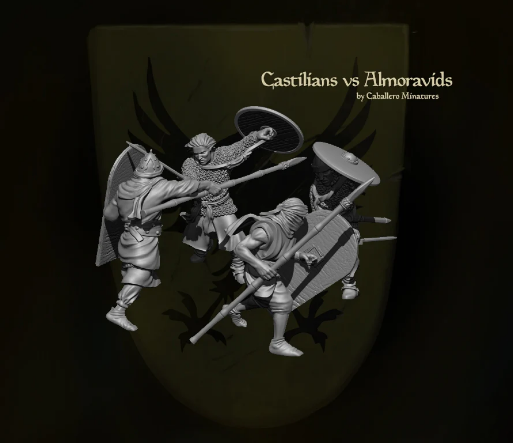REM0165 Castilians vs Almoravids Medieval Figure