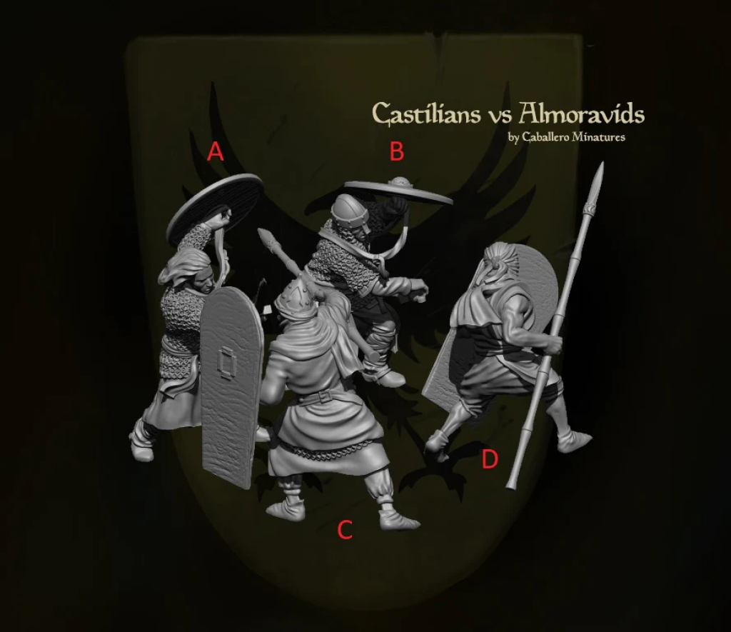 REM0165 Castilians vs Almoravids Medieval Figure