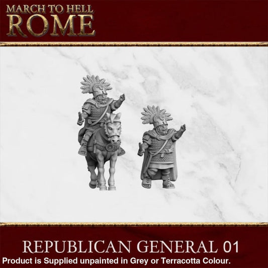 Roman Republic Army REPUBLICAN GENERAL 28/15mm Figure