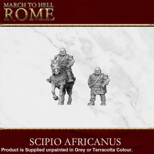 Roman Republic Army SCIPIO AFRICANUS 28/15mm Figure