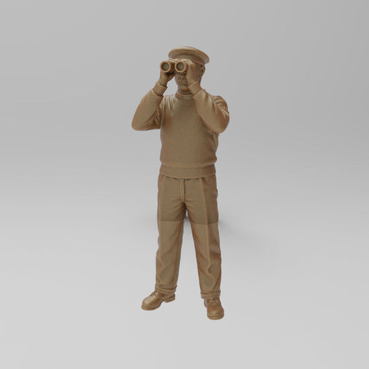 MM4399 Naval sailor with binoculars 4 WW2