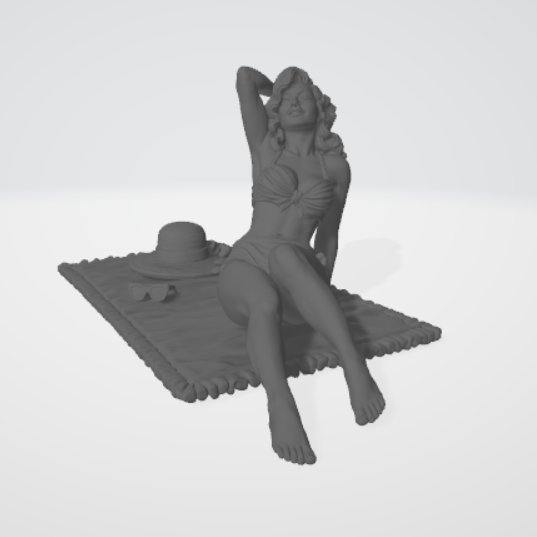 MM477 sunbath girl