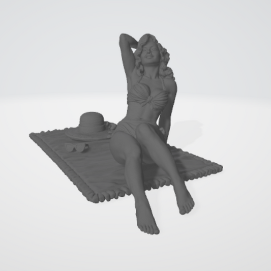 MM477 sunbath girl