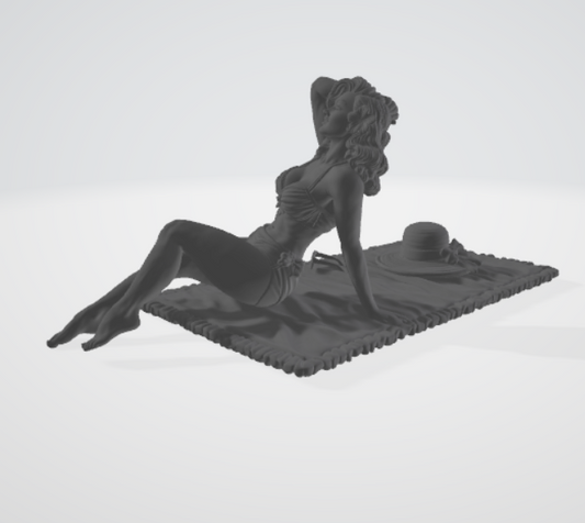 MM477 sunbath girl