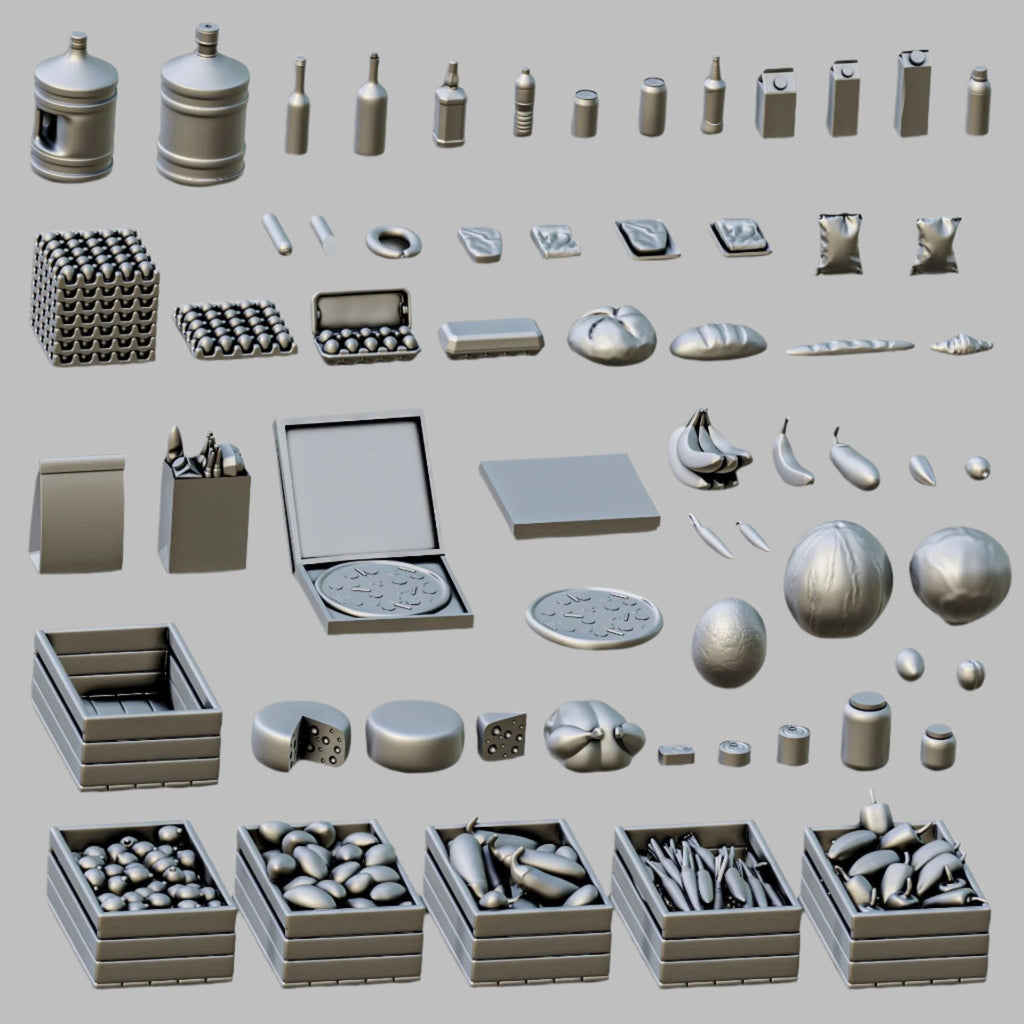 MM1202 135/132 Scale Supermarket food