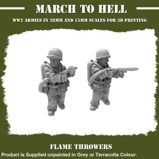 United States Marines (Usm) Flame Thrower Team 01 Figure