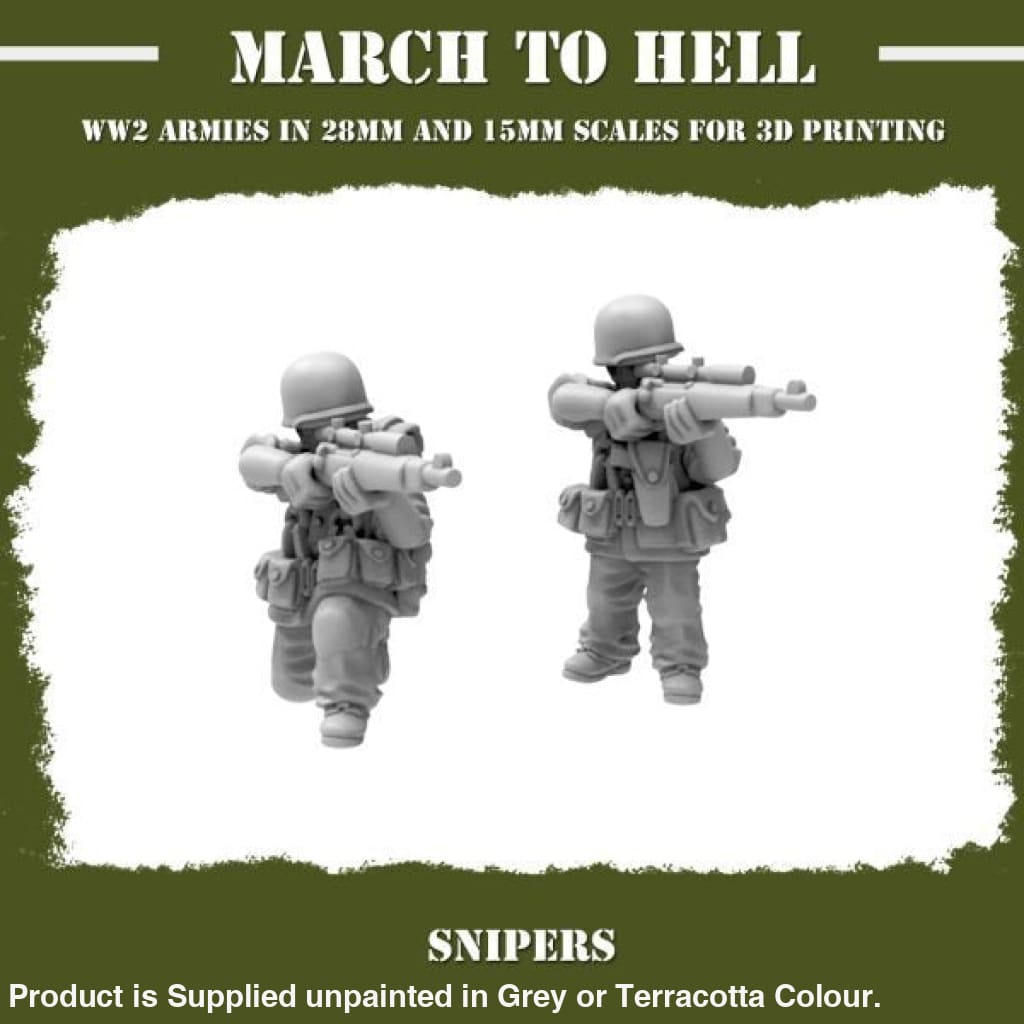 United States Marines (Usm) Sniper Team 01 Figure