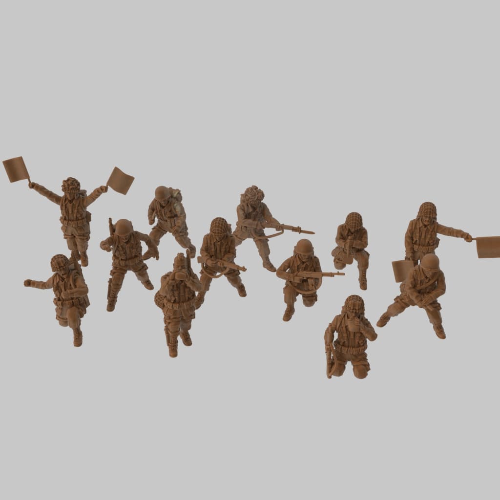 US Airbourne Extra Action Troops 28mm 1:56 Wargaming Figure