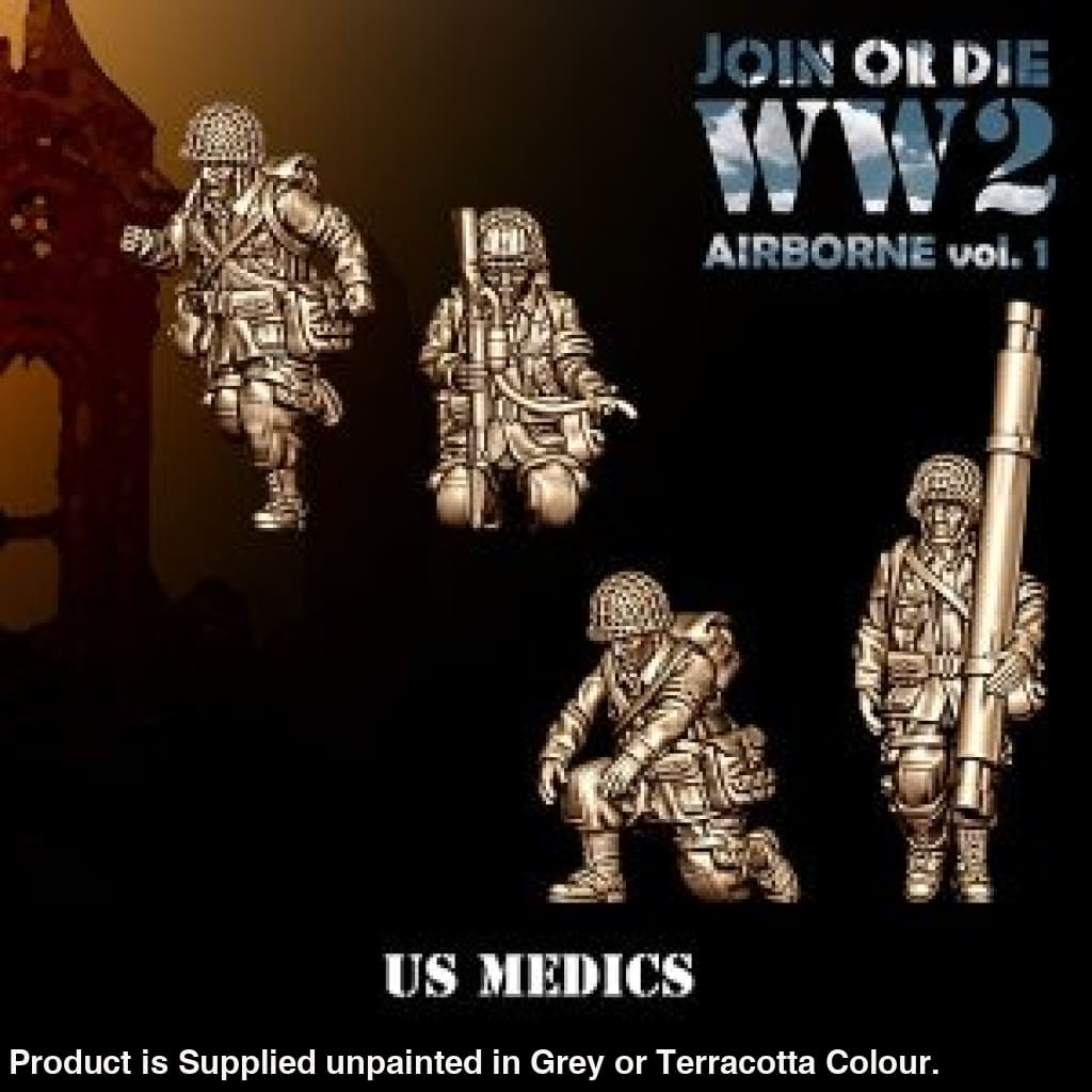US Airbourne Medics 28mm 1:56 Wargaming Figure