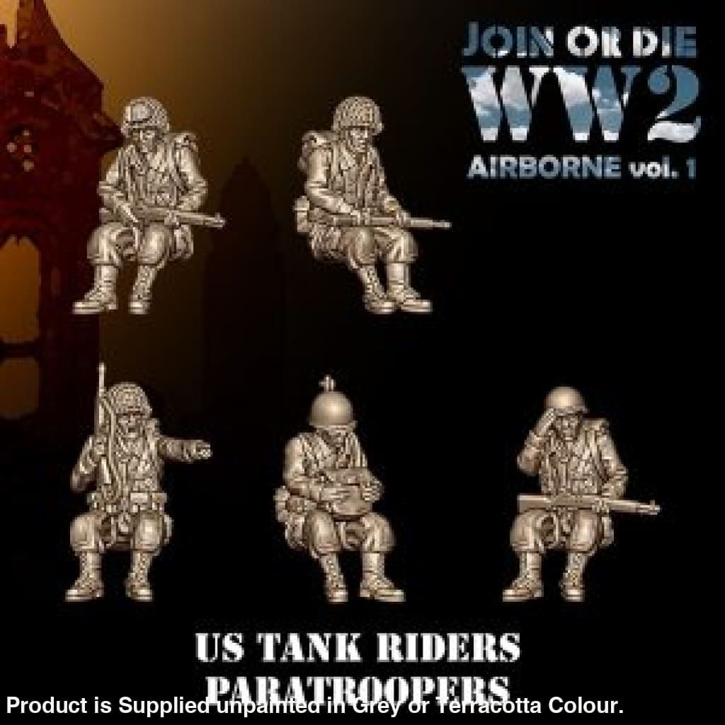 US Airbourne Tank Riders 28mm 1:56 Figure