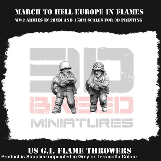 Us G.i. Flame Throwers Figure