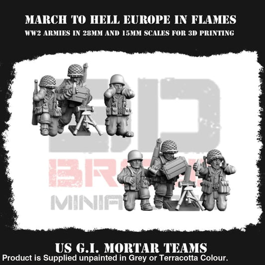 Us G.i. Mortar Teams Figure