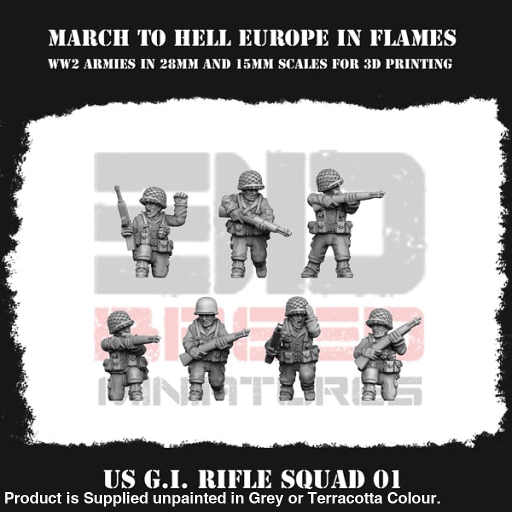 Us G.i. Rifle Squad 01 Figure