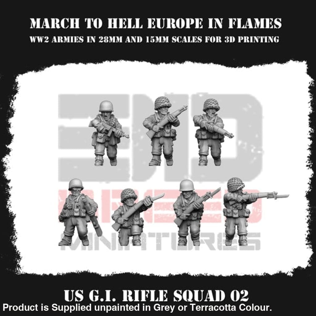 Us G.i. Rifle Squad 02 Figure