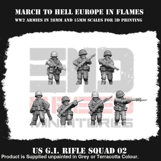 Us G.i. Rifle Squad 02 Figure
